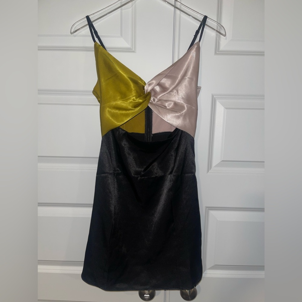 Topshop satin dress sz.xs